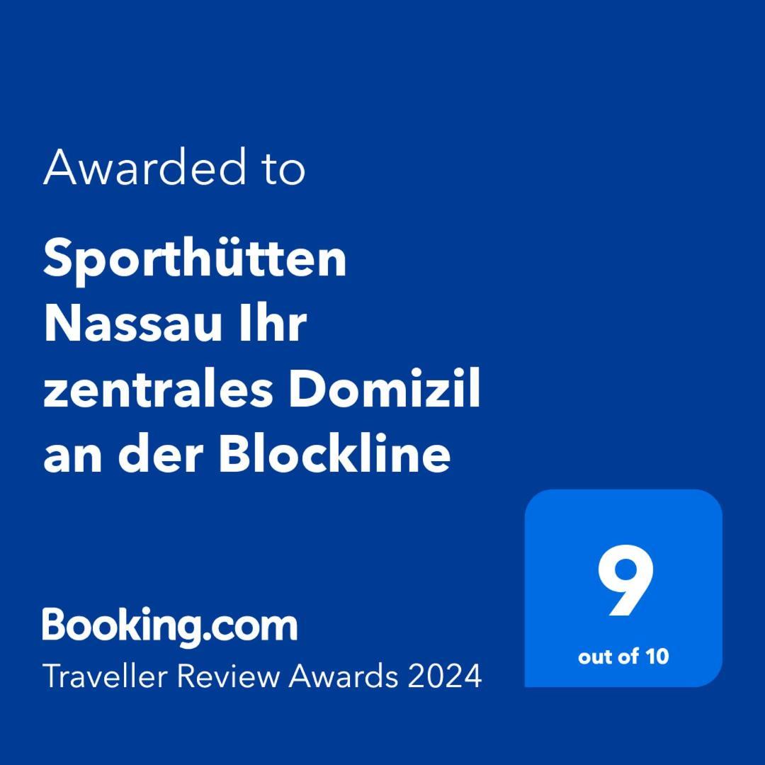 "Sporthuetten Nassau" Ihr Zentrales Domizil An Der Blockline Rechenberg-Bienenmühle 外观 照片